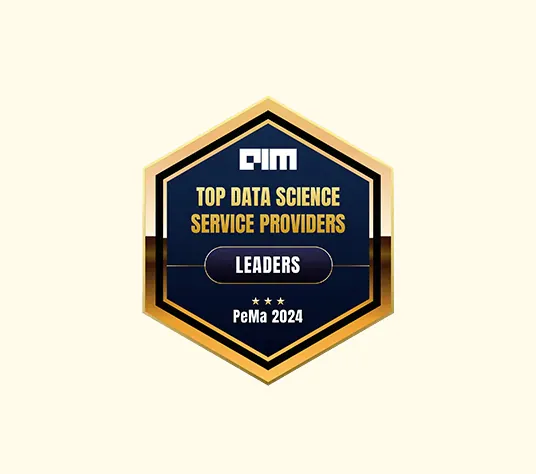 Recognized as a Leader in AIM’s PeMa Quadrant for Data Science Services